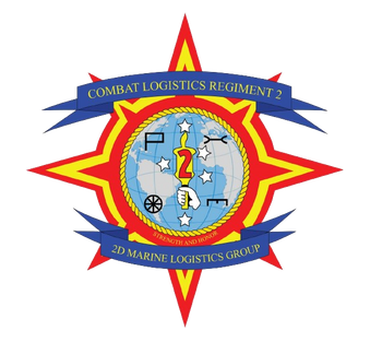 Combat Logistics Regiment 2 US Marine Corps Patch