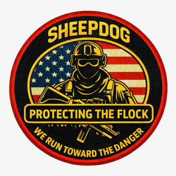 Sheepdog Protecting The Flock Morale Patch
