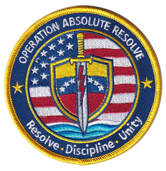 Operation Absolute Resolve Joint Special Operations Commemorative Patch