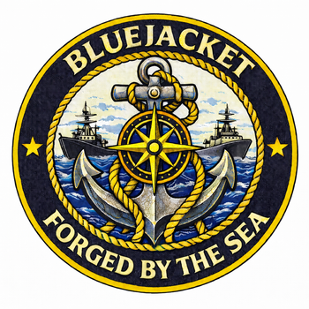 Bluejacket Forged By The Sea U.S. Navy Embroidered Morale Patch