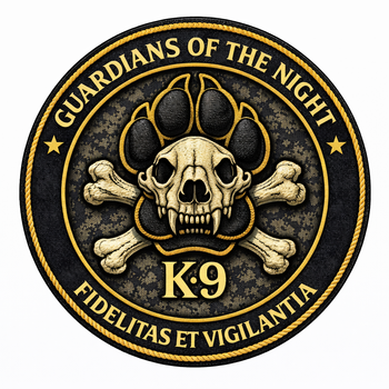 K9 Guardians of the Night Patch Canine Handler Morale Patch