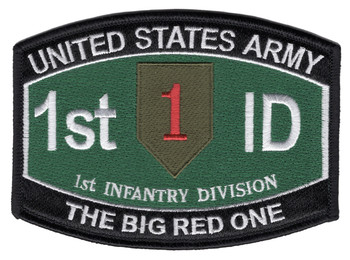 1st Infantry Division Ratings Patch "The Big Red One"