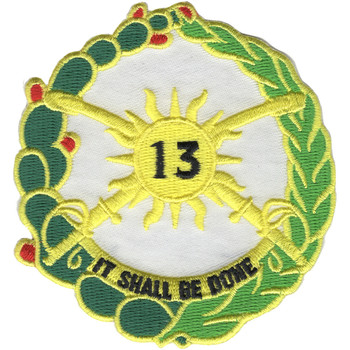 13th Cavalry Regiment Patch