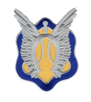 US Army Aufnäher – 1. Cav Sand – Bestickt & Mit Aufbügler – Ca. 8,3 Cm – Für Kleidung & Taschen