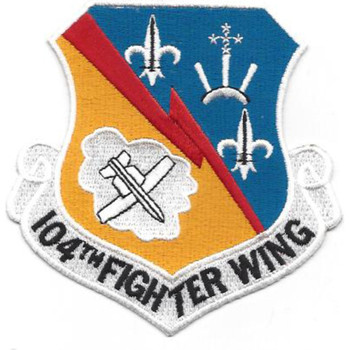 104th Fighter Wing Patch