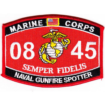0845 Naval Gunfire Spotter MOS Patch