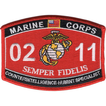 0211 Counterintelligence Humint Specialist MOS Patch