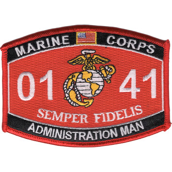 0141 Administration Man MOS Patch