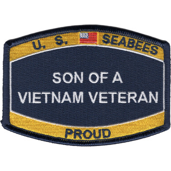 Seabee Son of a Vietnam Veteran Patch