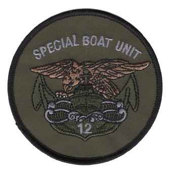 SBU-12 Special Boat Unit One Two Patch OD