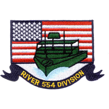 RIVDIV 554 River Division Patch Flag