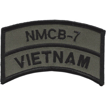 NMCB-7 Vietnam OD Patch