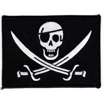 Navy Seal 1 Eye Calico Jack Pirate ACU Patch
