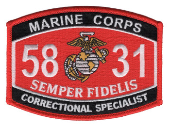 5831 MOS Correctional Specialist Patch