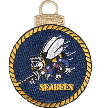 Seabees U.S. Naval Construction Battalion Christmas Tree Ornament
