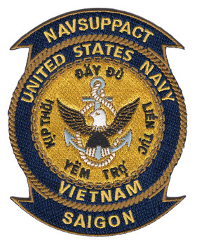 NAVSUPPACT Vietnam Saigon Patch