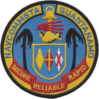 Naval Communication Station Guantanamo patch Full Color