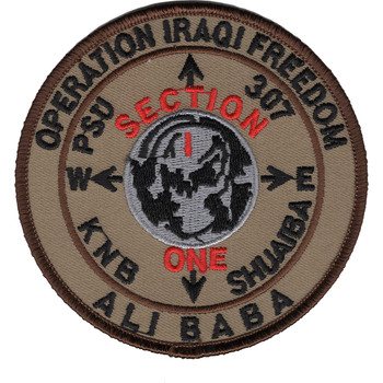 PSU 307 Port Security Unit Operation Iraqi Freedom Patch