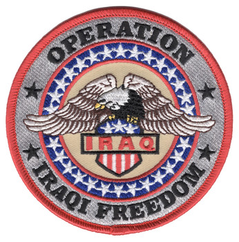 Operation Iraqi Freedom Patch Bald Eagle