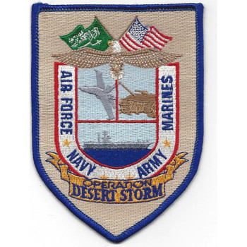 Operation Desert Scorpion Patch Red | Combined Forces Patches