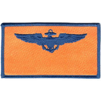 Naval Aviator Pilot Name Tag Patch Blue wings