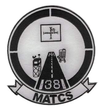 MATCS-38 Aviation Air Traffic Control Squadron Patch - Flat Version