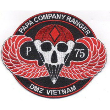 Papa Company Rangers Regiment Patch DMZ Vietnam