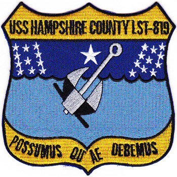 LST-819 USS Hampshire County Patch