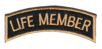 Life Member Tab Top Banner Patch