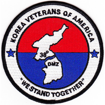 Korea Veterans Of America Patch We Stand Together