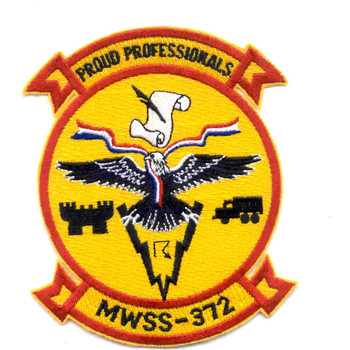 MWSS-372 Wing Support Squadron Patch Proud Professionals