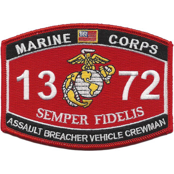 MOS 1372 Assault Breacher Vehicle Crewman Patch