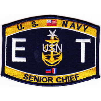 ETCS Electronics Technician Senior Chief Petty Office Patch