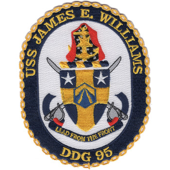 DDG-95 USS James E Williams Patch