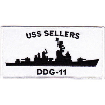 DDG-11 USS Sellers Silhouette Patch