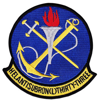 HSL-33 Helicopter Anti-Submarine Squadron Light Patch