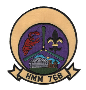 HMM-768 Medium Helicopter Squadron Seven Seven Eight Patch