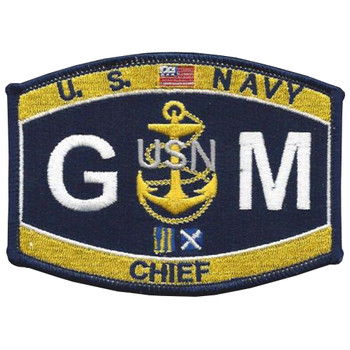 GMC Chief Gunner's Mate Rating Patch