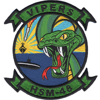 HSM-48 Patch - Helicopter Maritime Strike Squadron Vipers