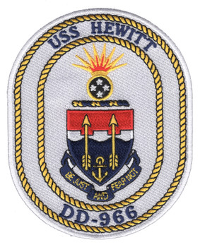 DD-966 USS Hewitt Patch - Version A