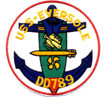 DD-789 USS Eversole Patch - B Version