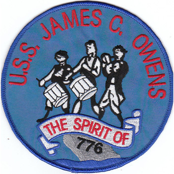 DD-776 USS James C Ownes Patch