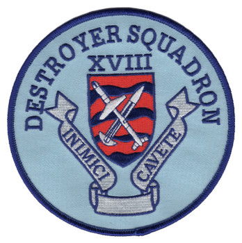 DESRON 18 Destroyer Squadron Patch - Version B