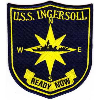 DD-652 USS Ingersoll Patch Ready Now