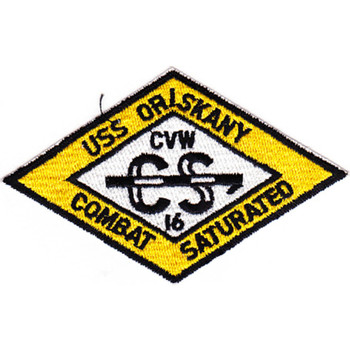 CVA-34 USS Oriskany CVW-16 Yellow Patch