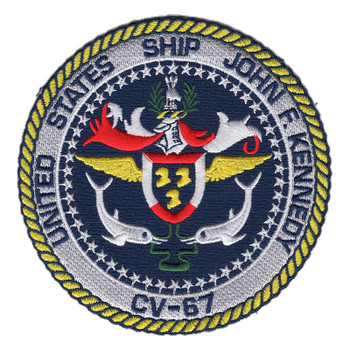 USS John F. Kennedy CV-67 Big John Aircraft Carrier Patch