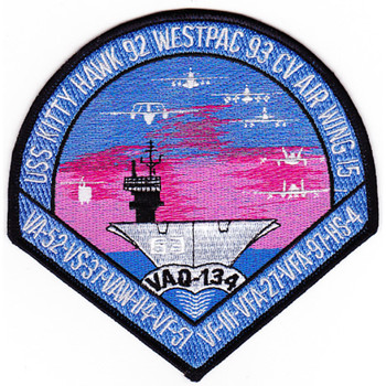 CV-63 USS Kitty Hawk 92 Westpac 93 Patch