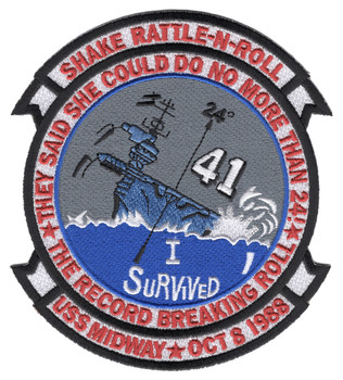 米海軍　CV-41 TOP TENパッチ 米海軍 CV-41 TOP TENパッチ Amazon.com: CV-41 USS Midway