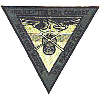 HELO Sea Combat Weapons School Patch