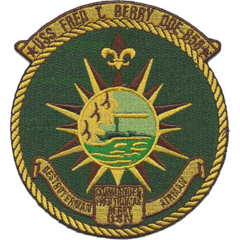 DD-858 USS Fred T. Berry Patch Green Version